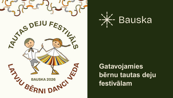 Gatavojamies bērnu tautas deju festivālam