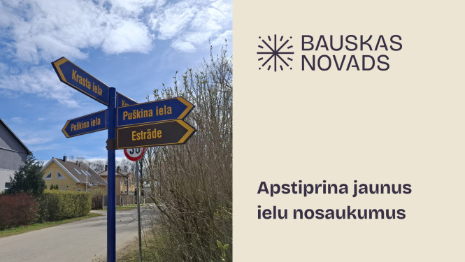 Apstiprina jaunus ielu nosaukumus Iecavā un Bērzu ciemā