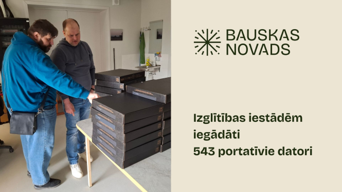 Nodod projekta portatīvos datorus