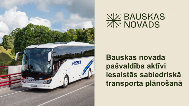 Sabiedriskā transporta organizēšana un uzlabošana Bauskas novadā
