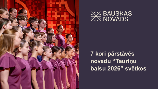 7 kori pārstāvēs  novadu “Tauriņu balsu 2026” svētkos