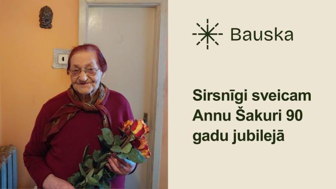 Sveic jubilejā ar ziediem