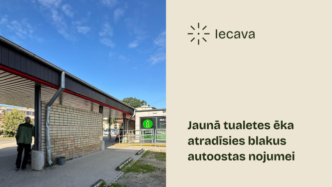 Moduļtipa tualete Iecavā