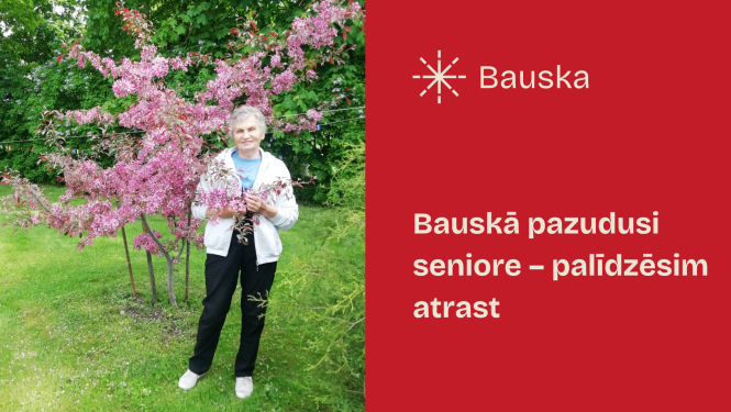 Bauskā pazudusi seniore