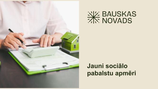 Sociālās palīdzības pabalstu apmēri Bauskas novadā 2026. gadā