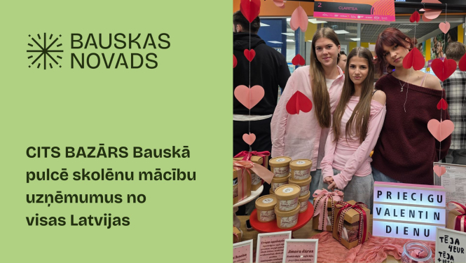 “Cits Bazārs” Bauskā pulcē skolēnu mācību uzņēmumus no visas Latvijas