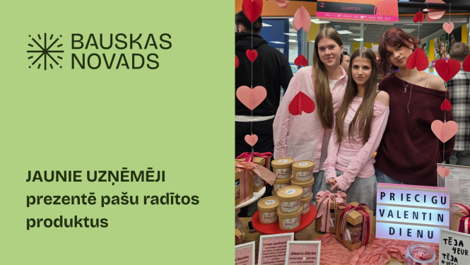 Bauskas novads plaši pārstāvēts skolēnu mācību uzņēmumu “Cits Bazārs” pasākumā