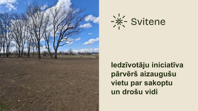 Līdzdalības budžeta projekts Svitenē 