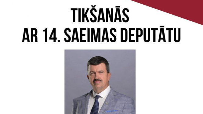 Tikšanās ar 14. Saeimas deputātu Arnoldu Jātnieku