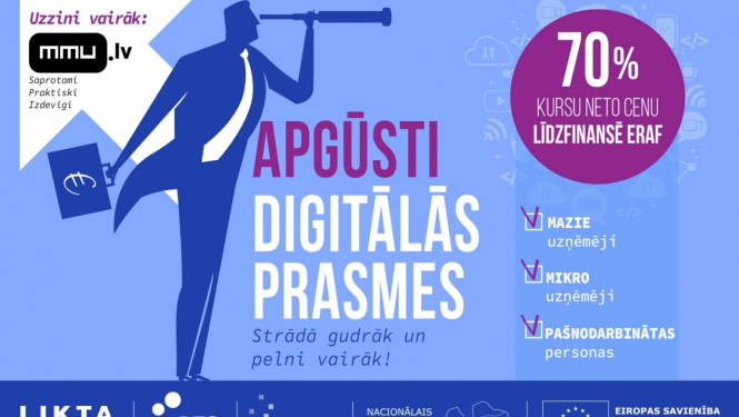 MMU afiša apgūsti digitālās prasmes