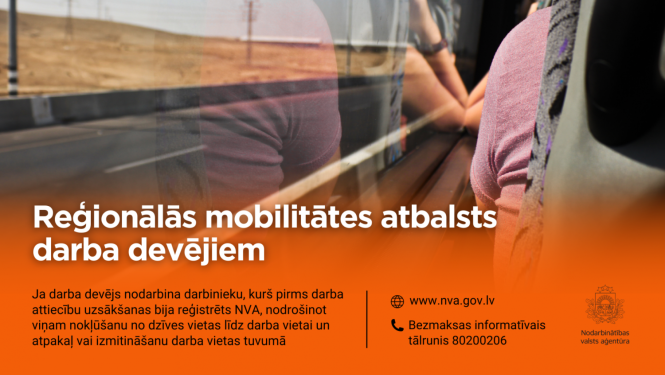 Reģionālās mobilitātes atbalsts darba devējiem