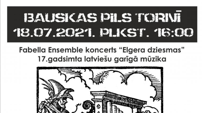 Izskanēs grupas Fabella Ensemble koncerts “Elgera dziesmas”- 17.gadsimta latviešu garīgā mūzika