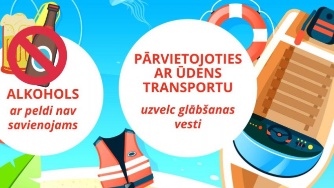 VUGD atgādina: ievērojiet piesardzību atpūtā pie ūdens!