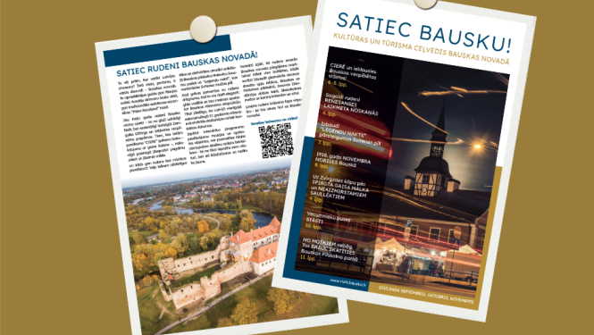 satiec Bausku rudenī 2023