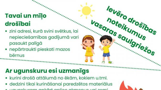 VUGD aicina glābt dzīvības, līgojot droši