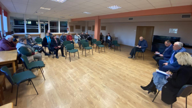 Bauskas pašvaldības pārstāvji tiekas ar Mežotnes pagasta iedzīvotājiem