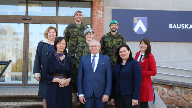 Čehijas vēstniece Bauskā