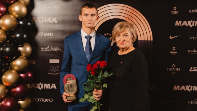 Baušķenieks Atvars Ernests Paļulis gada vieglatlēts U18 grupā