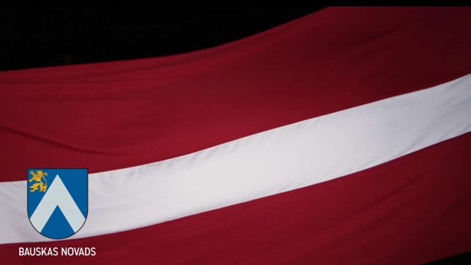 LV karogs Bauskas novads