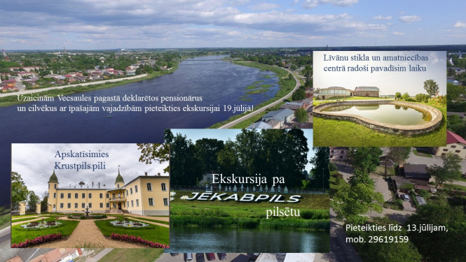 Ekskjursija Vecsaule Jēkabpils