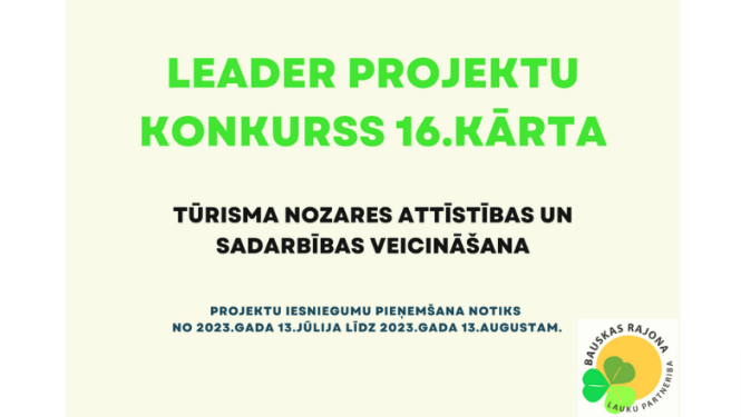 Leader projektu konkurss
