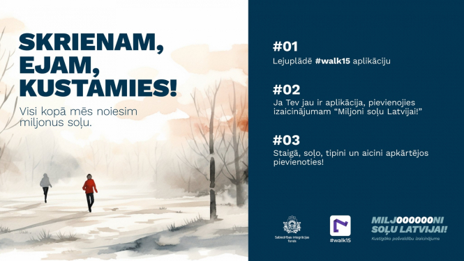 Miljons soļu izaicinājums