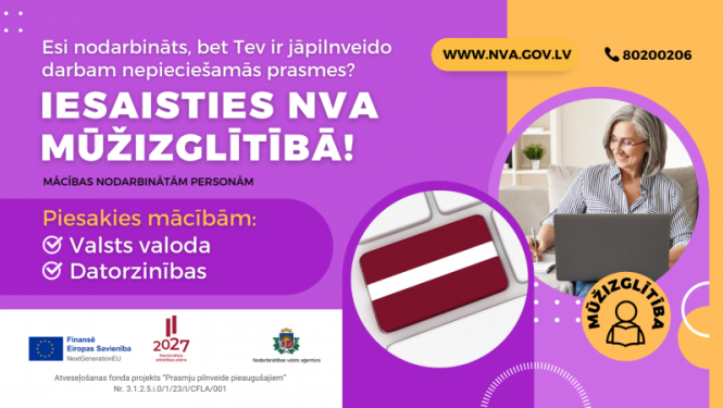 NVA piedāvā bezmaksas datorzinības