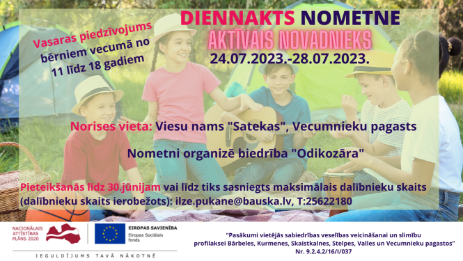 Nometne "Aktīvais novadnieks"
