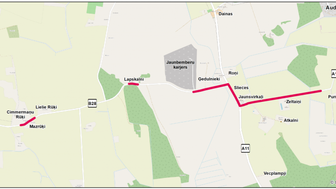 Ceļu pārbūve A7_Purmales