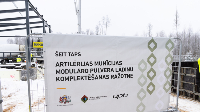 Kapsulas iemūrēšana munīcijas rūpnīcas pamatos