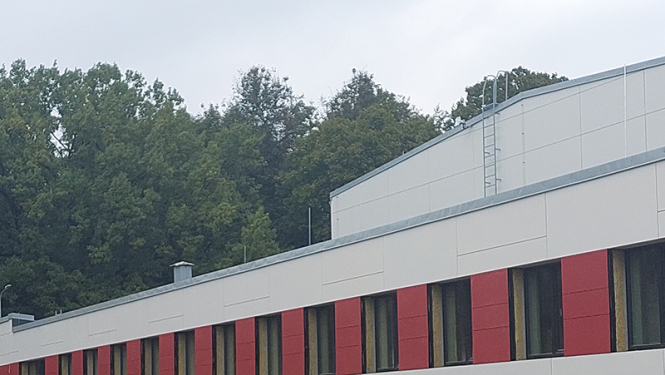 Sporta skolas fasāde