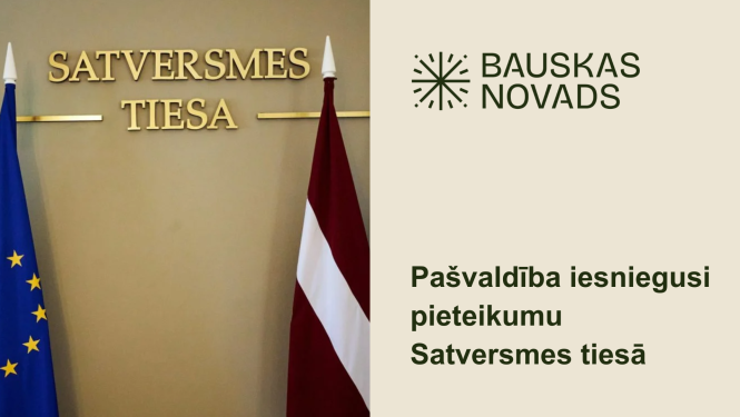 Pašvaldība iesniegusi pieteikumu Satversmes tiesā