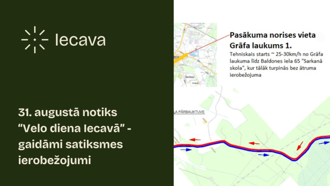 Satiksmes ierobežojumi Velo diena