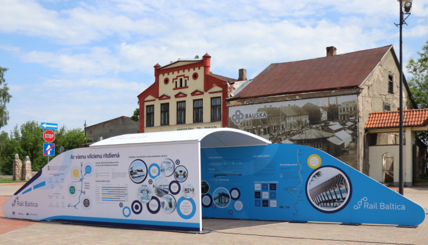 Ceļojošā vides izstāde iepazīstina ar “Rail Baltica” tapšanu