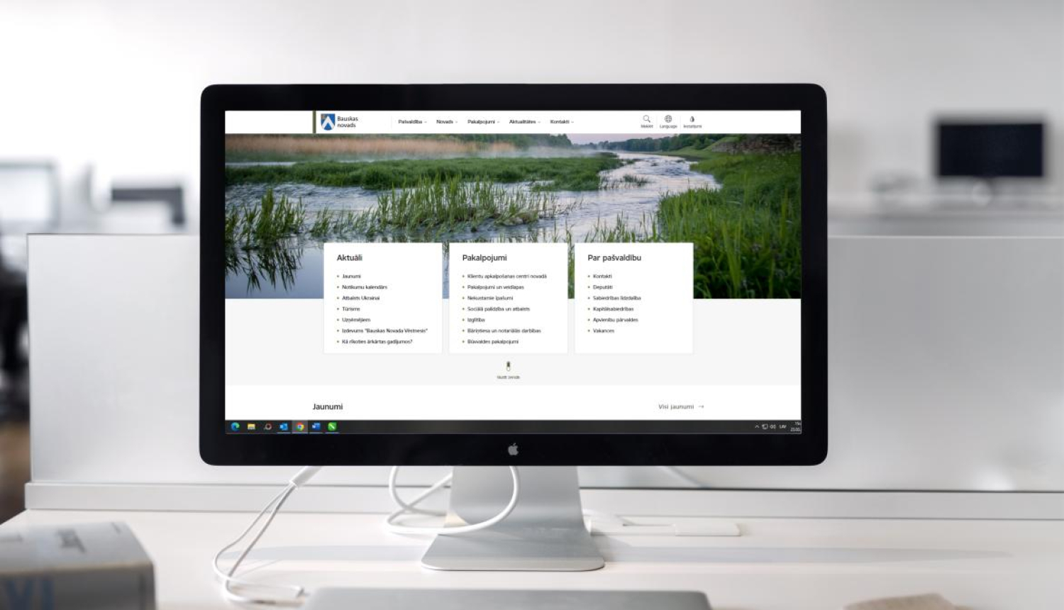 Jaunās mājas lapas ilustrācija