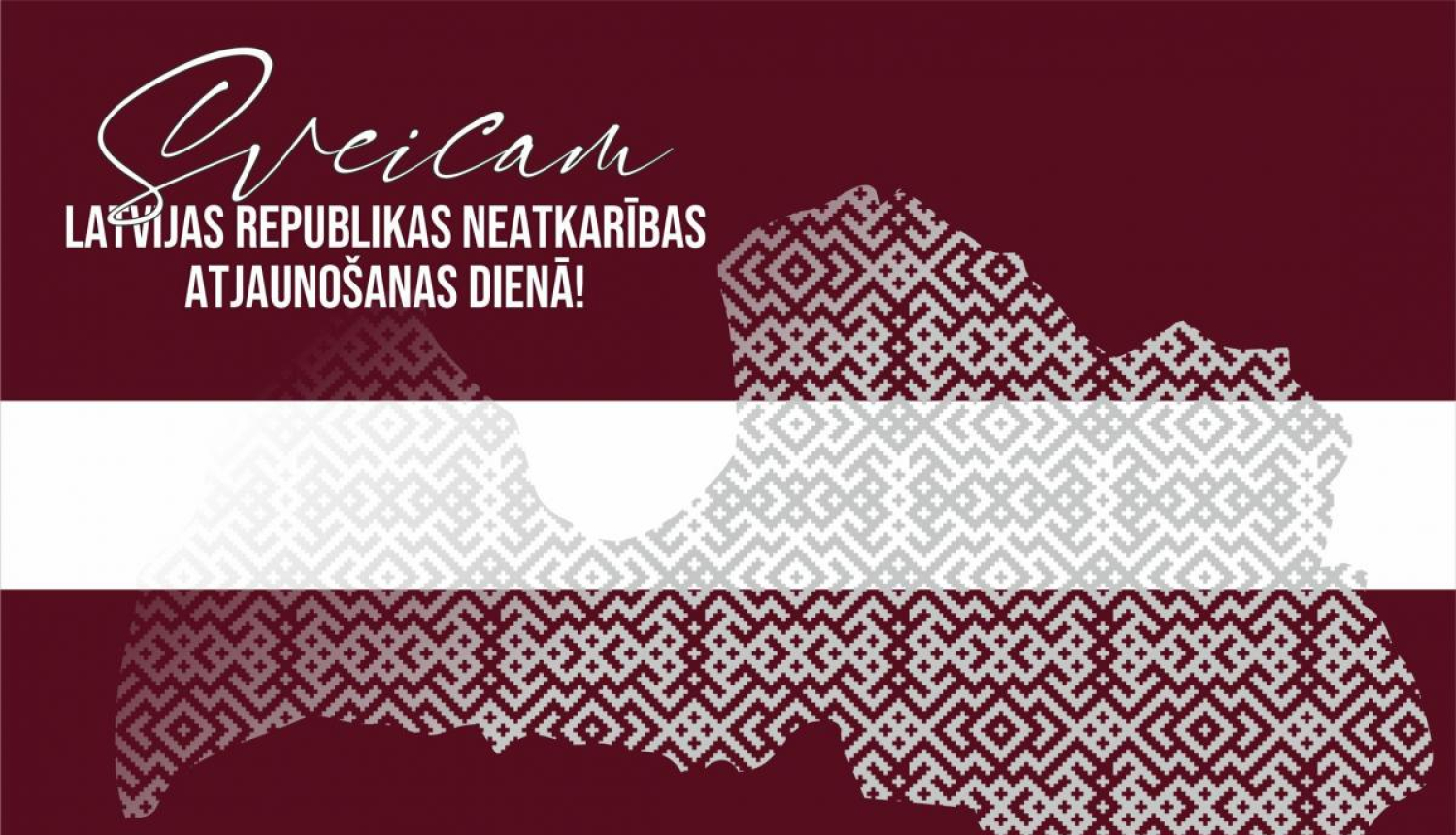 Bauskas novads sveic visus iedzīvotājus Latvijas Republikas Neatkarības atjaunošanas dienā!