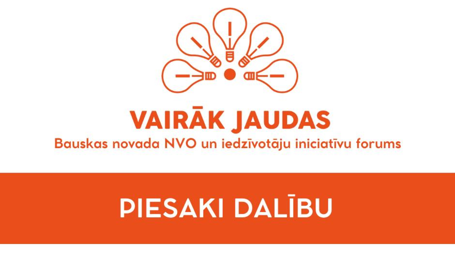 Piesakies sabiedriski aktīvo novadnieku forumam