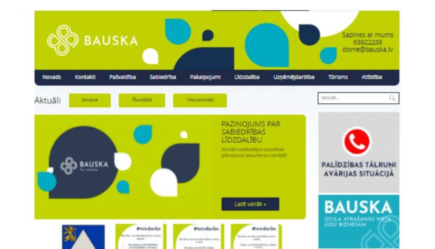 Visi jaunā Bauskas novada pasākumi vienuviet