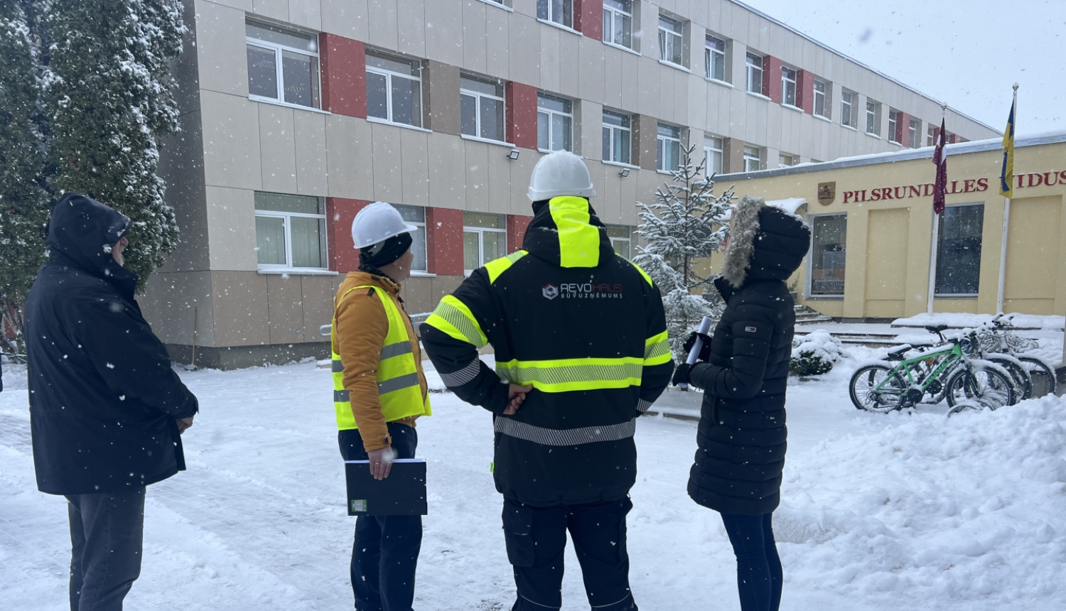 Pilsrundāles vidusskolas fasādes atjaunošana