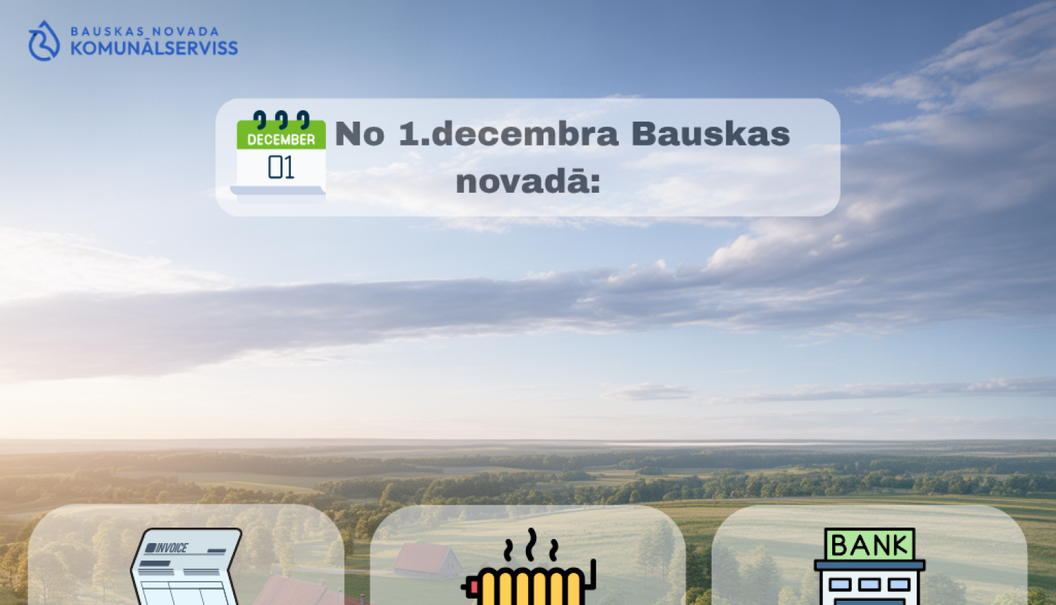 Vienots siltumtarifs visā novadā no 1-12