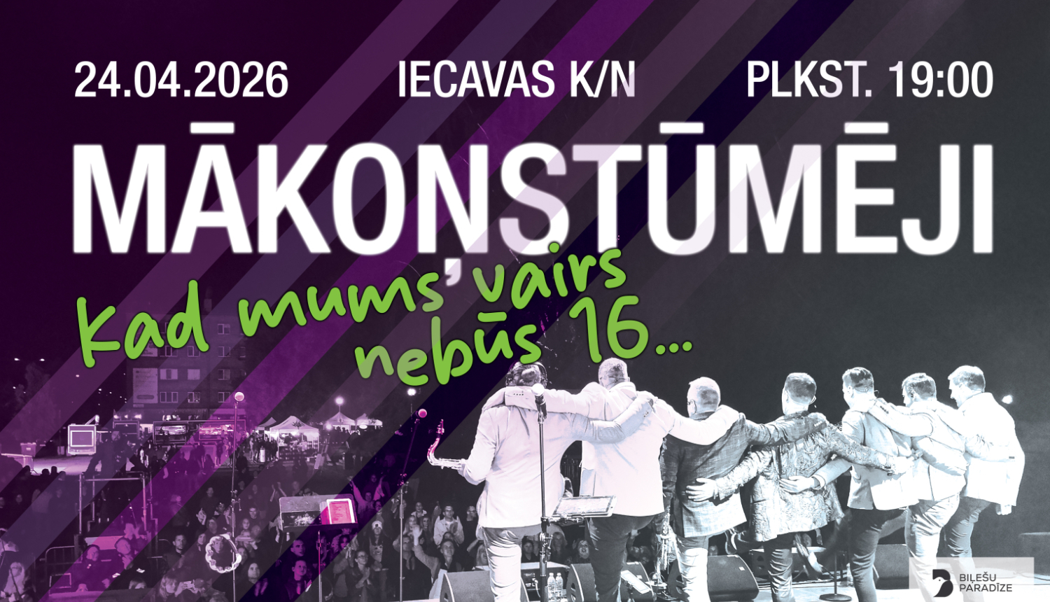 ''Mākoņstūmēju'' koncerts 24-04-2026