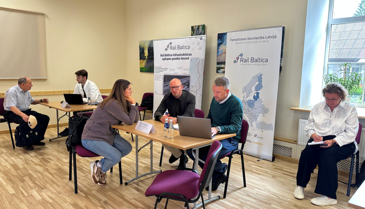 Rail Baltic tikšanās Iecavā