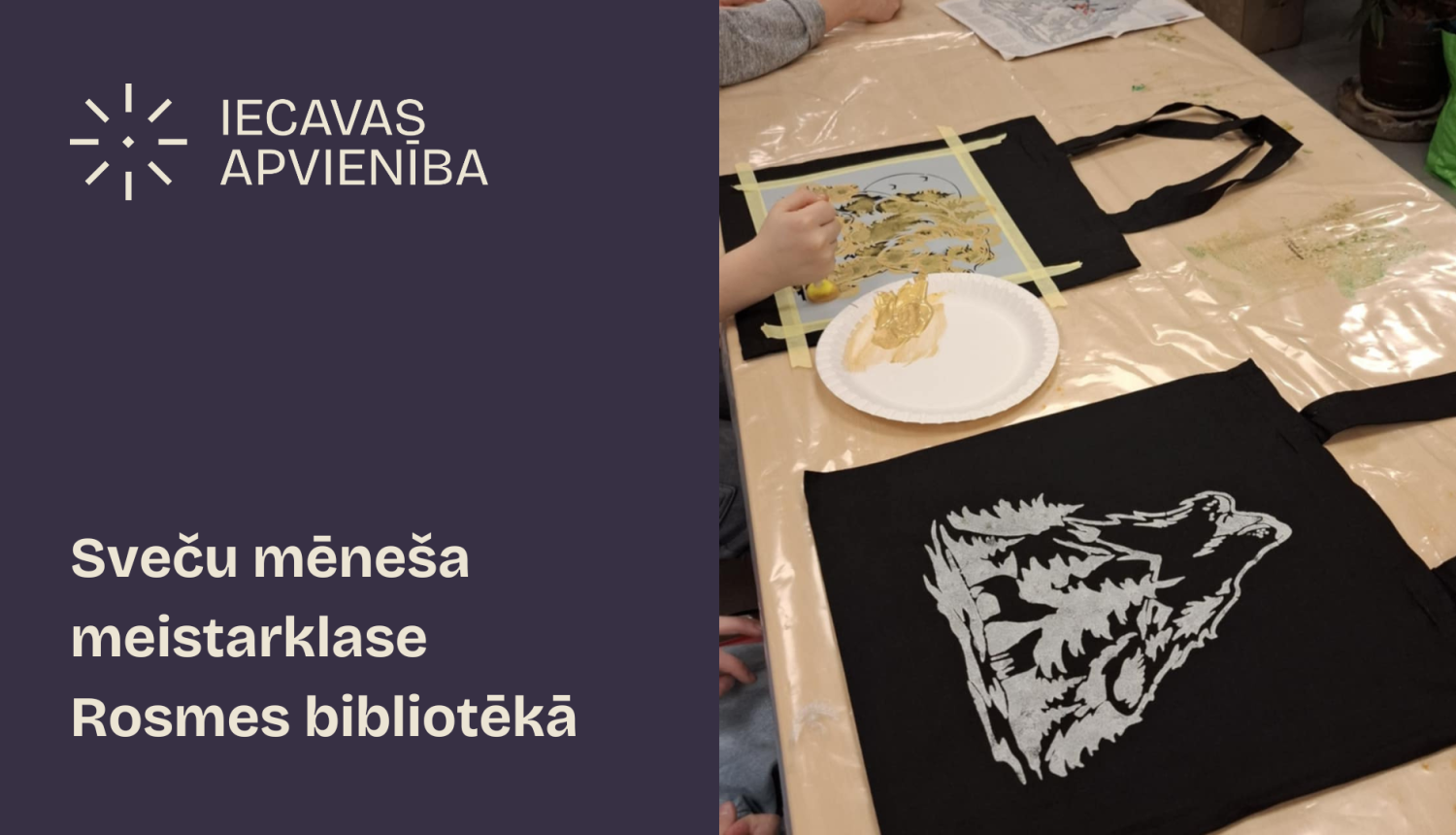 Sveču mēneša meisarklase Rosmes bibliotēkā