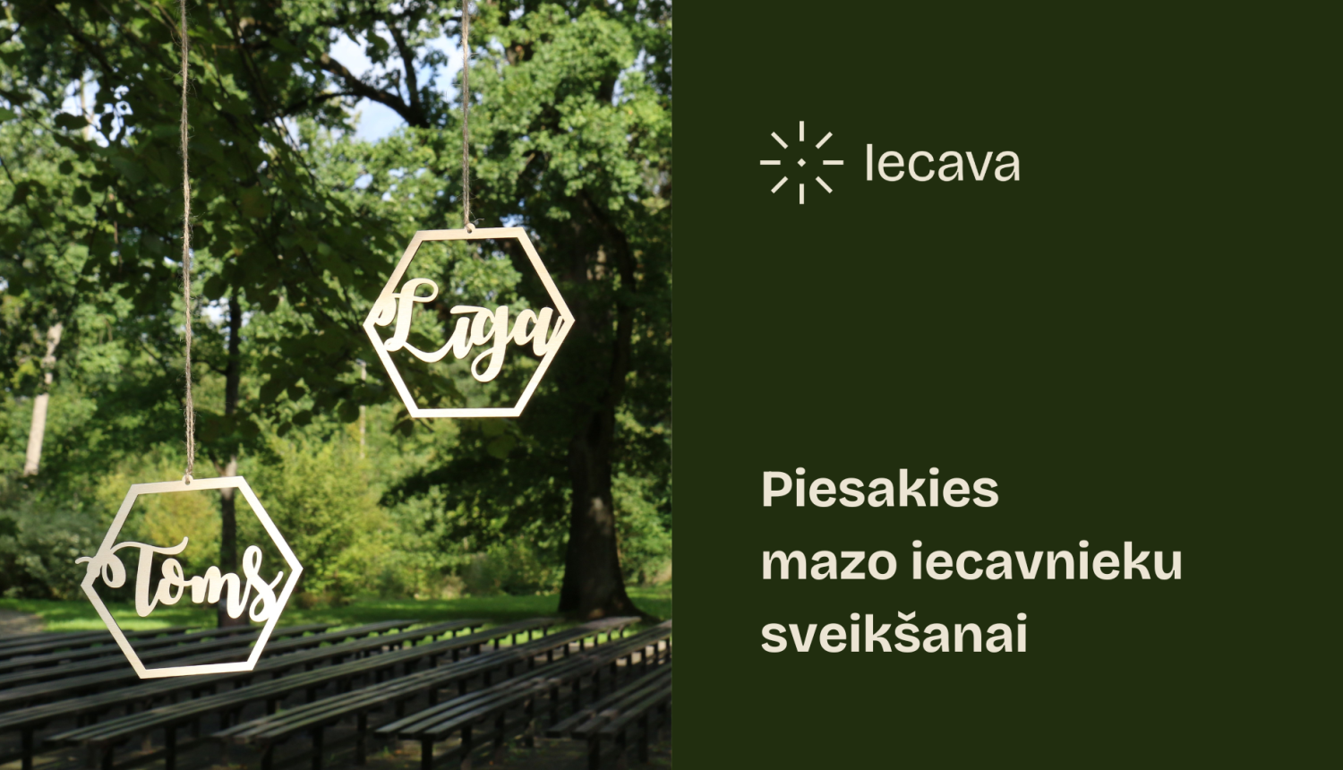 Piesakies mazo iecavnieku sveikšanai