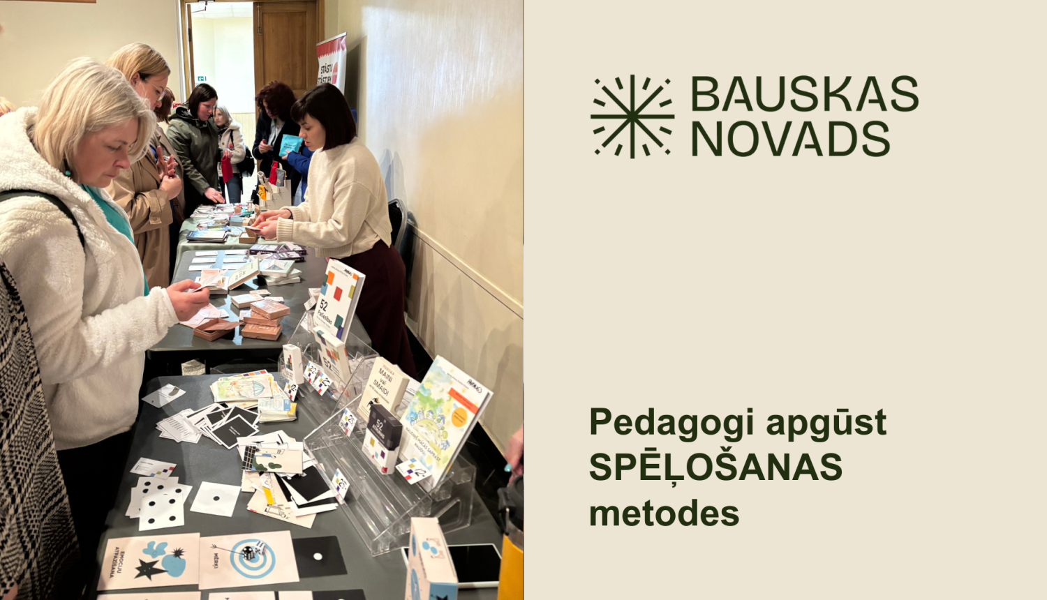 Pedagogi konferencē apgūst spēļošanas metodes