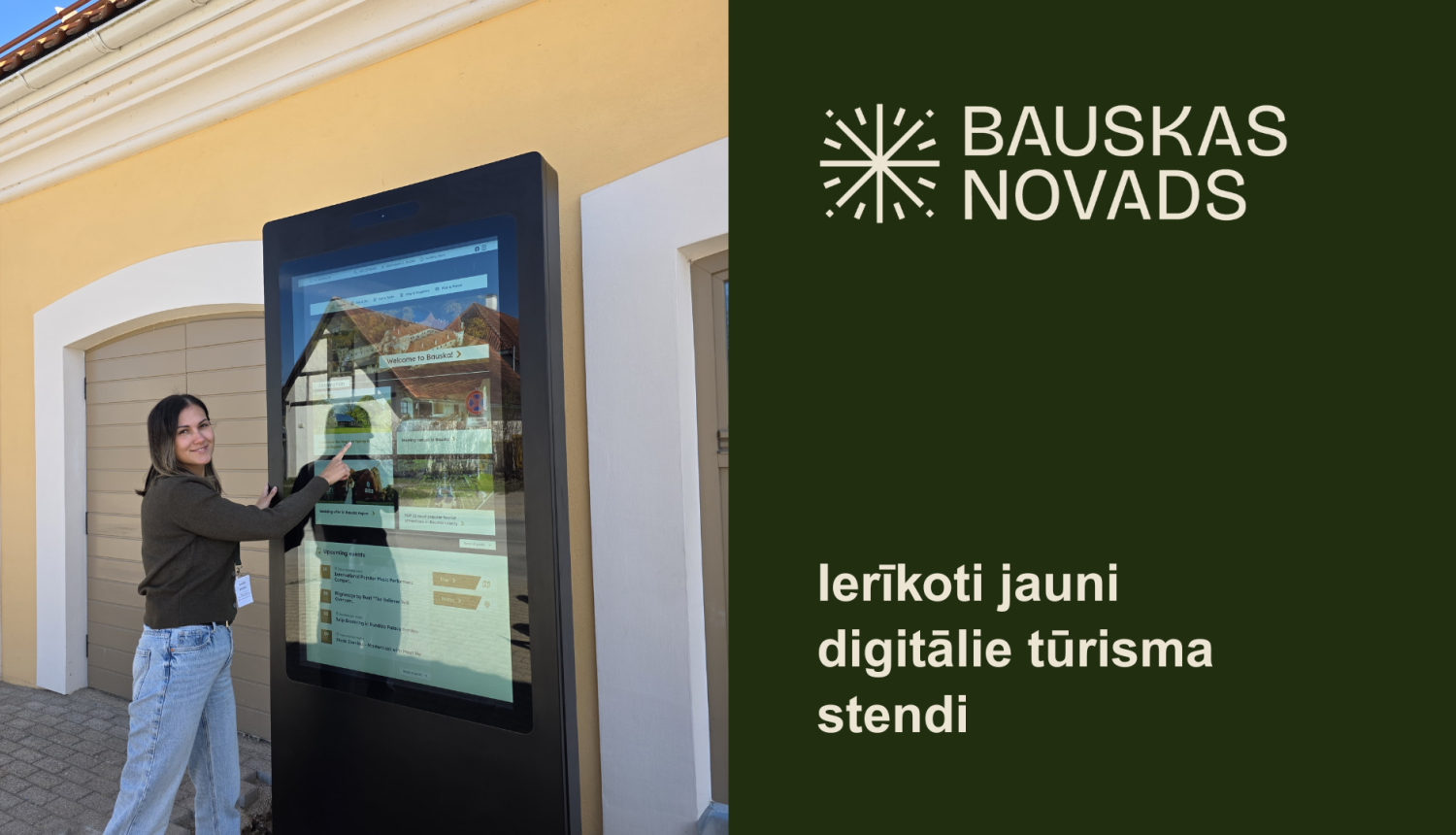 Ierīkoti jauni tūrisma stendi