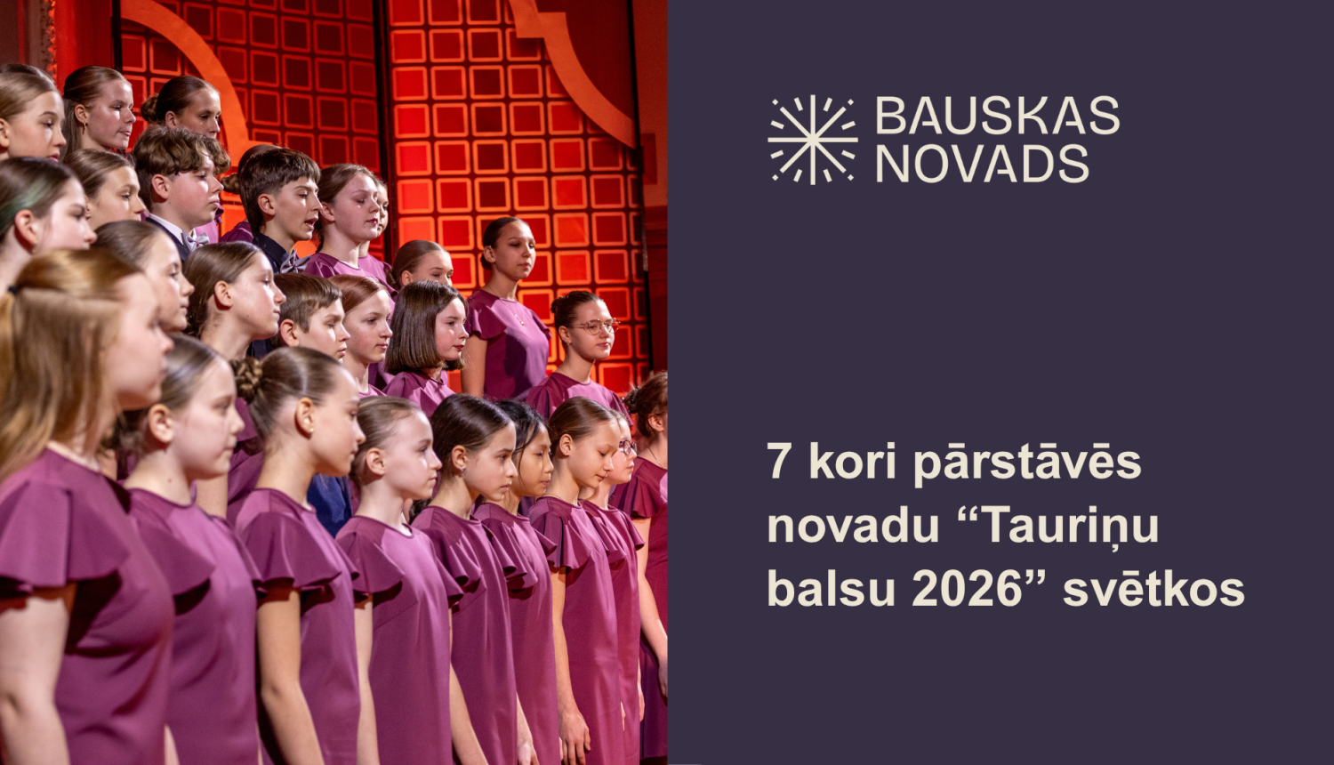 7 kori pārstāvēs  novadu “Tauriņu balsu 2026” svētkos