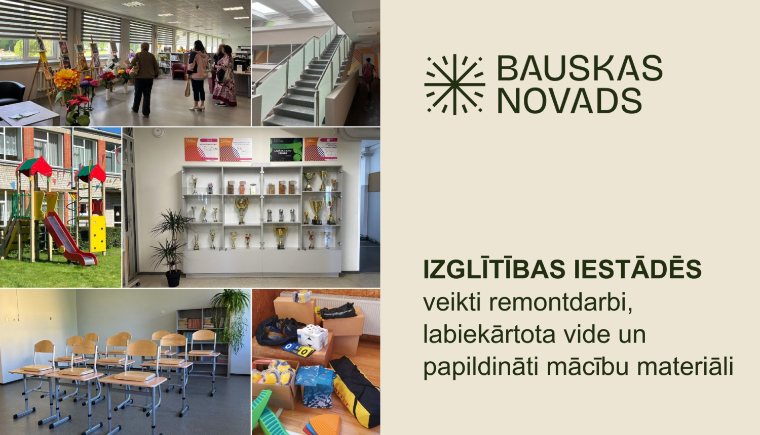 Remontdarbi izglītības iestādēs