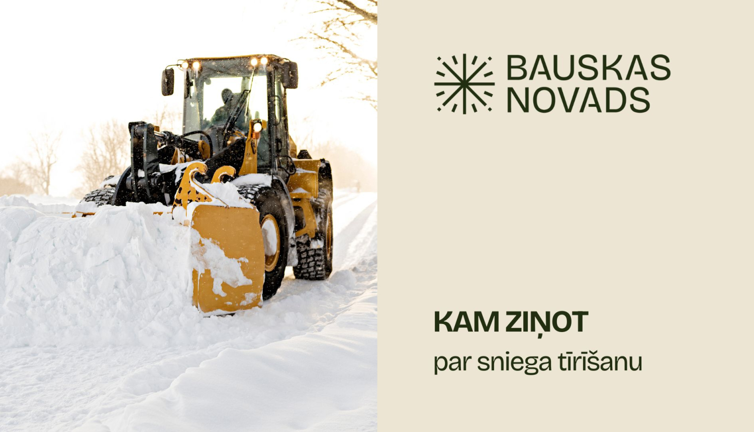 Ielu un ceļu ziemas uzturēšana