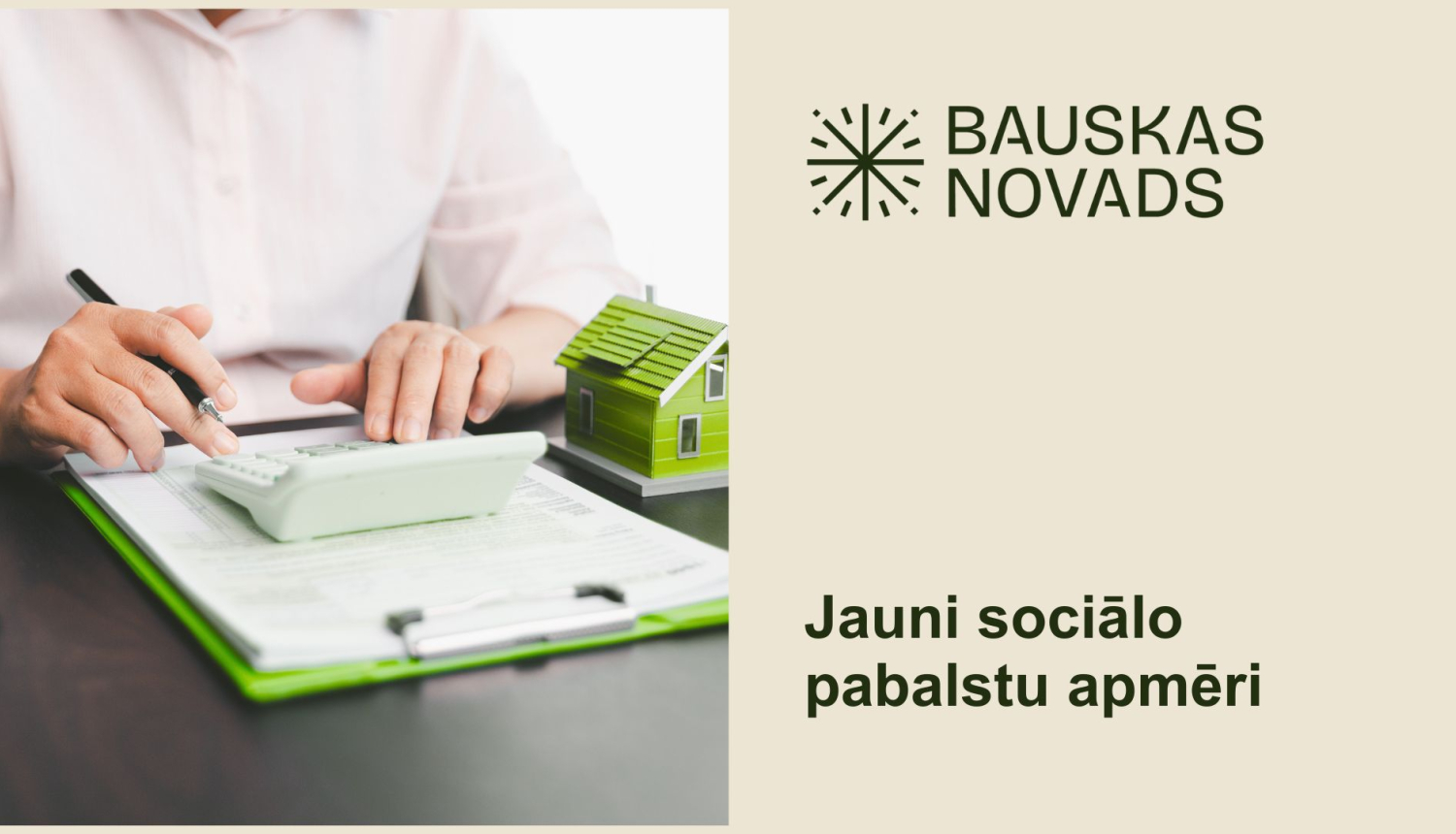Sociālās palīdzības pabalstu apmēri Bauskas novadā 2026. gadā